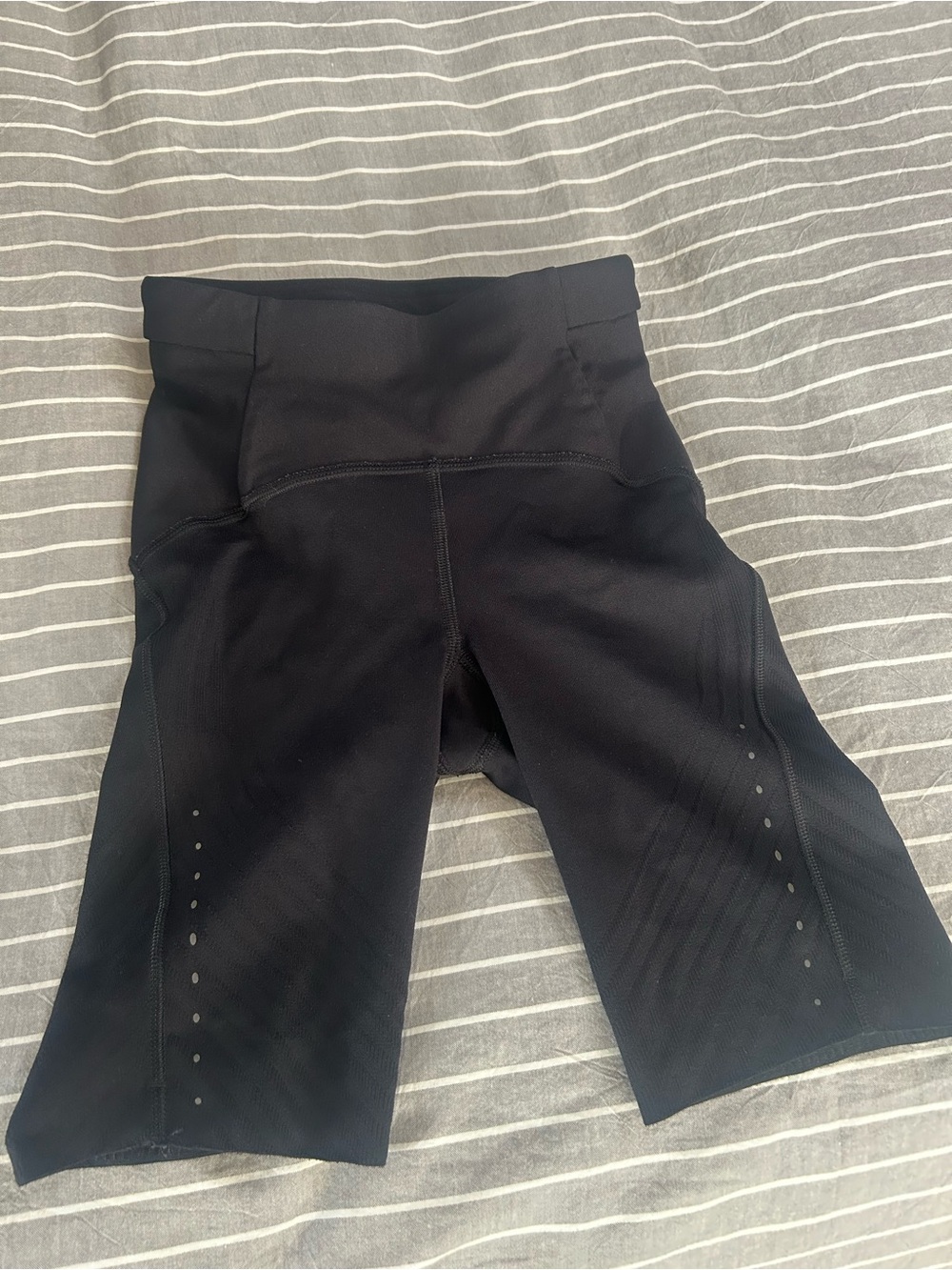 lululemon Black High-Rise Senseknit HR Running Shorts, 8”